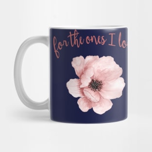 Pink flower Mug